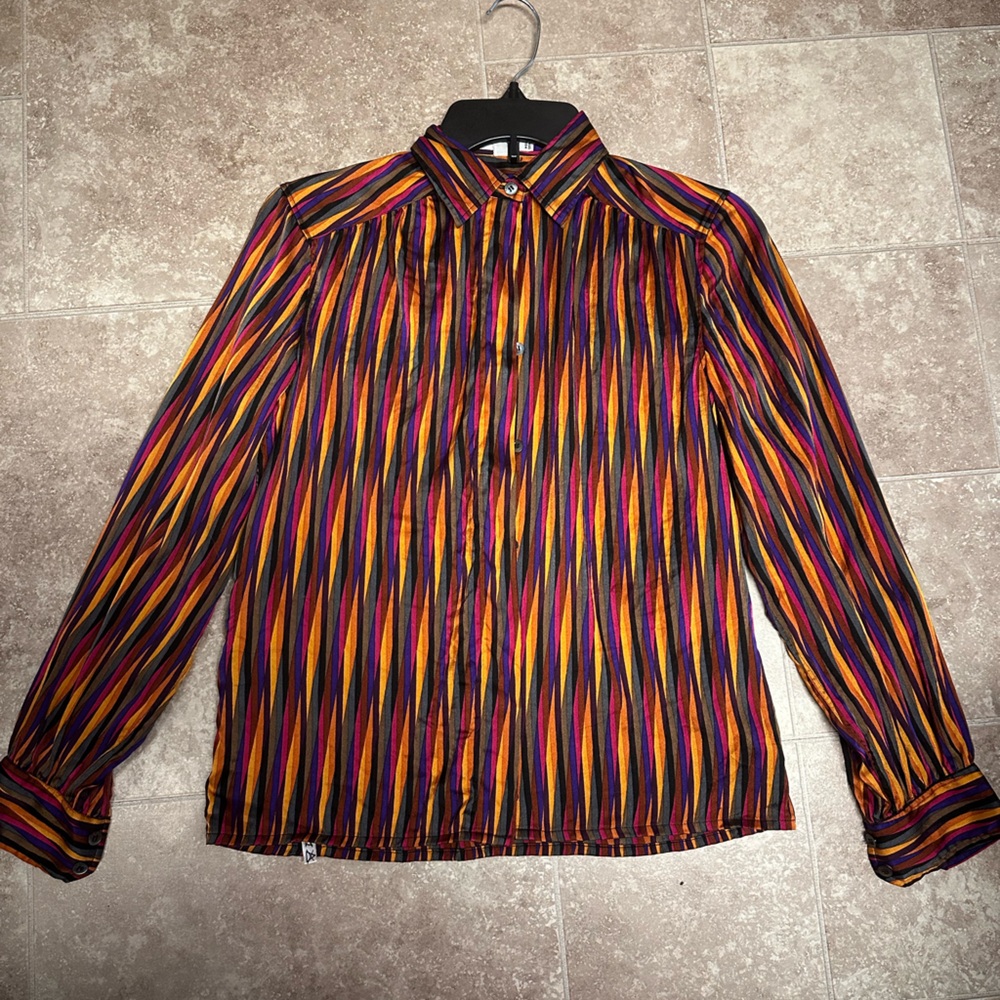 Celine Vibrant Striped Shirt